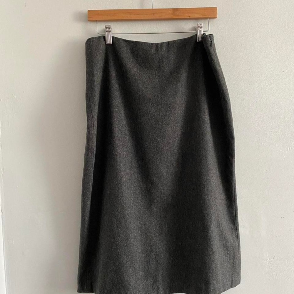 Wool, bias cut, Ralph Lauren midi skirt